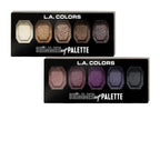 L.A. Colors Shimmer Eye Palette Display image 3