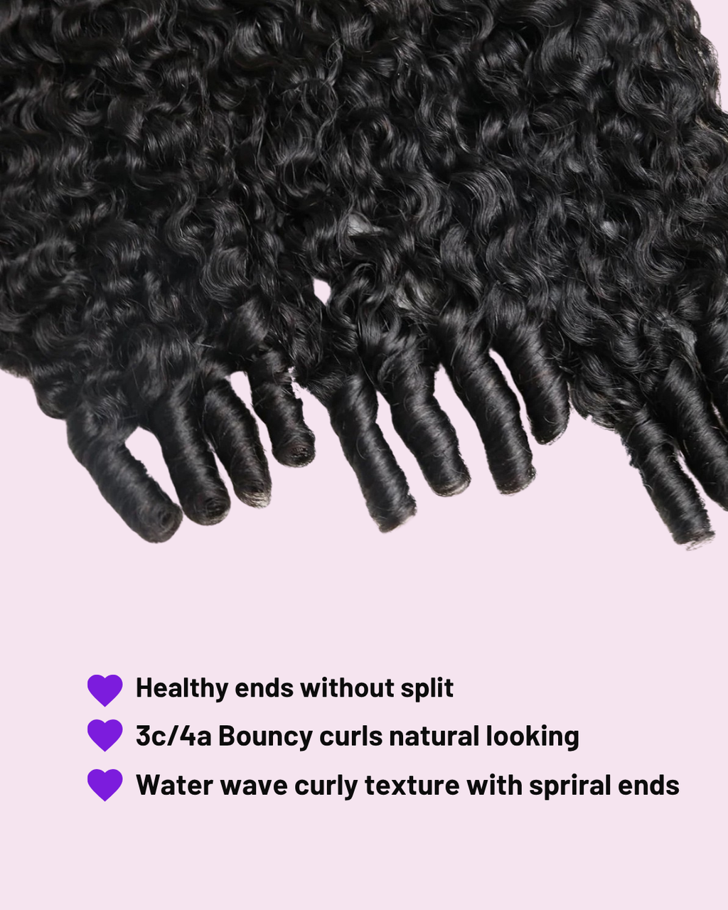 Burmese Curly Virgin Hair Bundle Deal