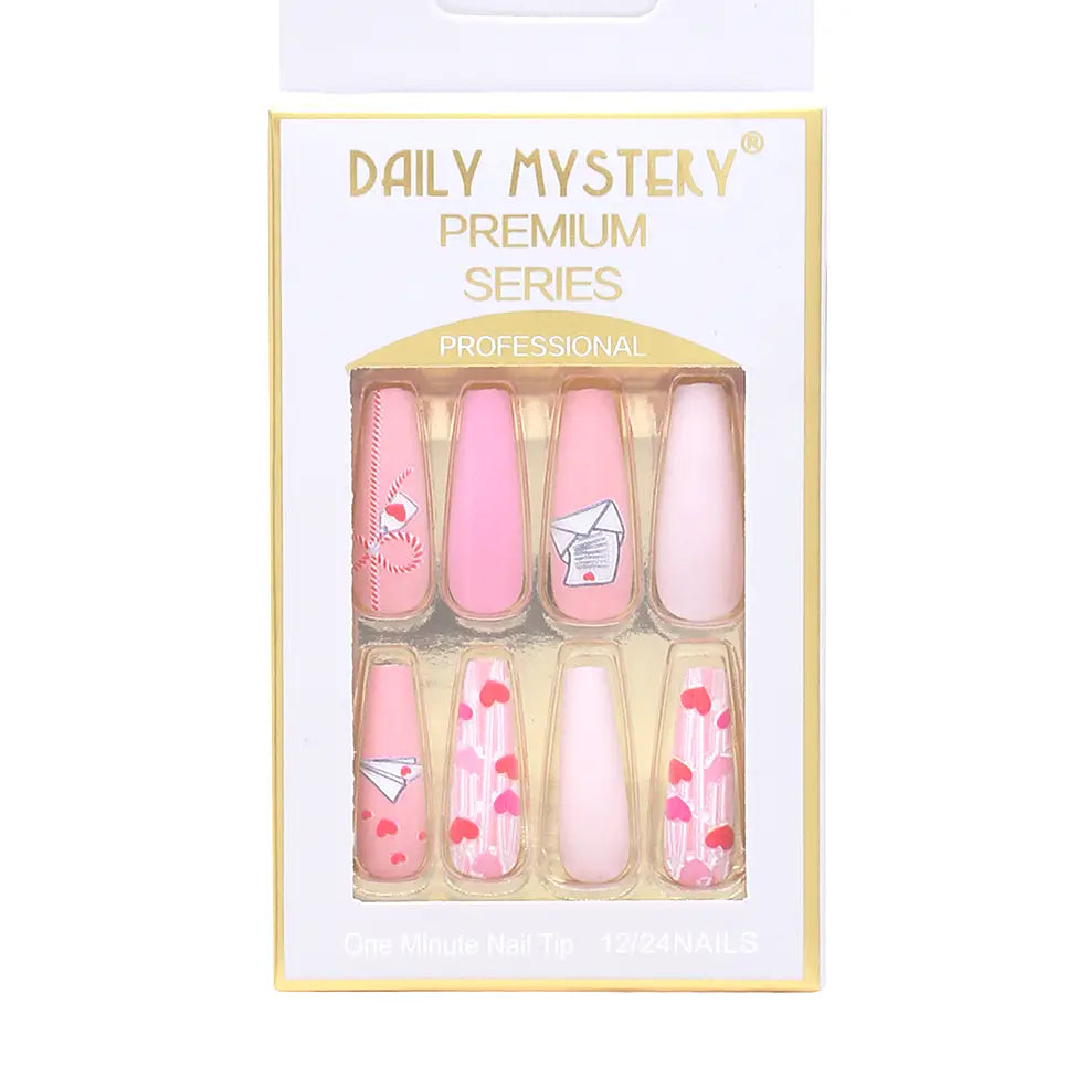 Daily Mystery Premium Series Hearts Design Press On Nails image 0