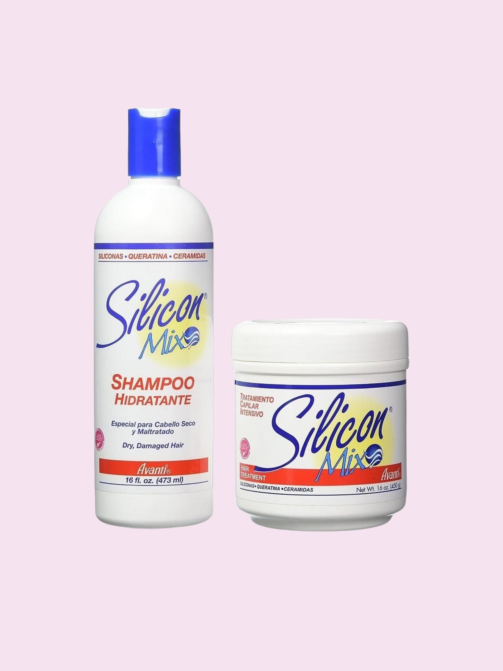 Silicon Mix Intensive Hair Shampoo &amp; Treatment Combo Set 16oz image 0