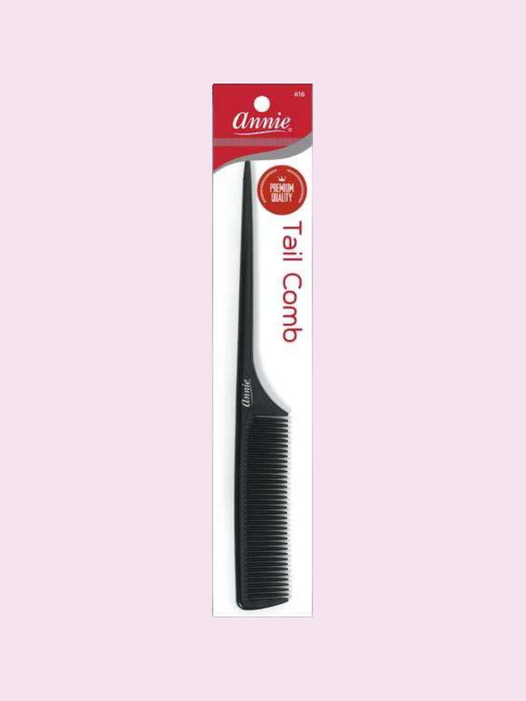 Annie Black Rat Tail Comb image 0