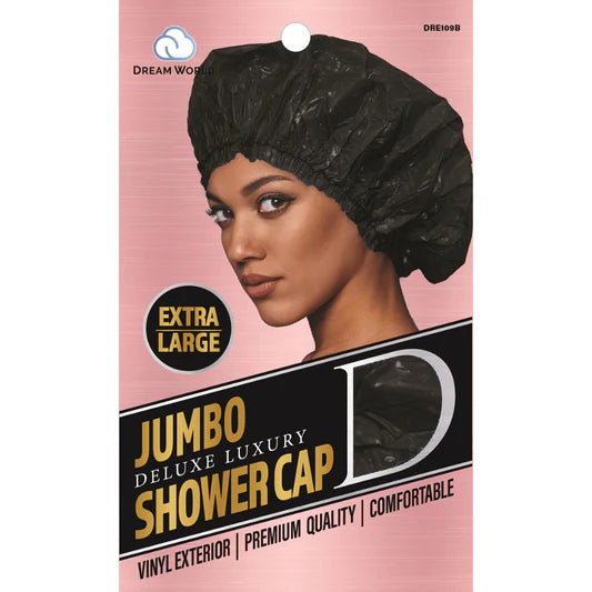 Jumbo Shower Cap Black image 0