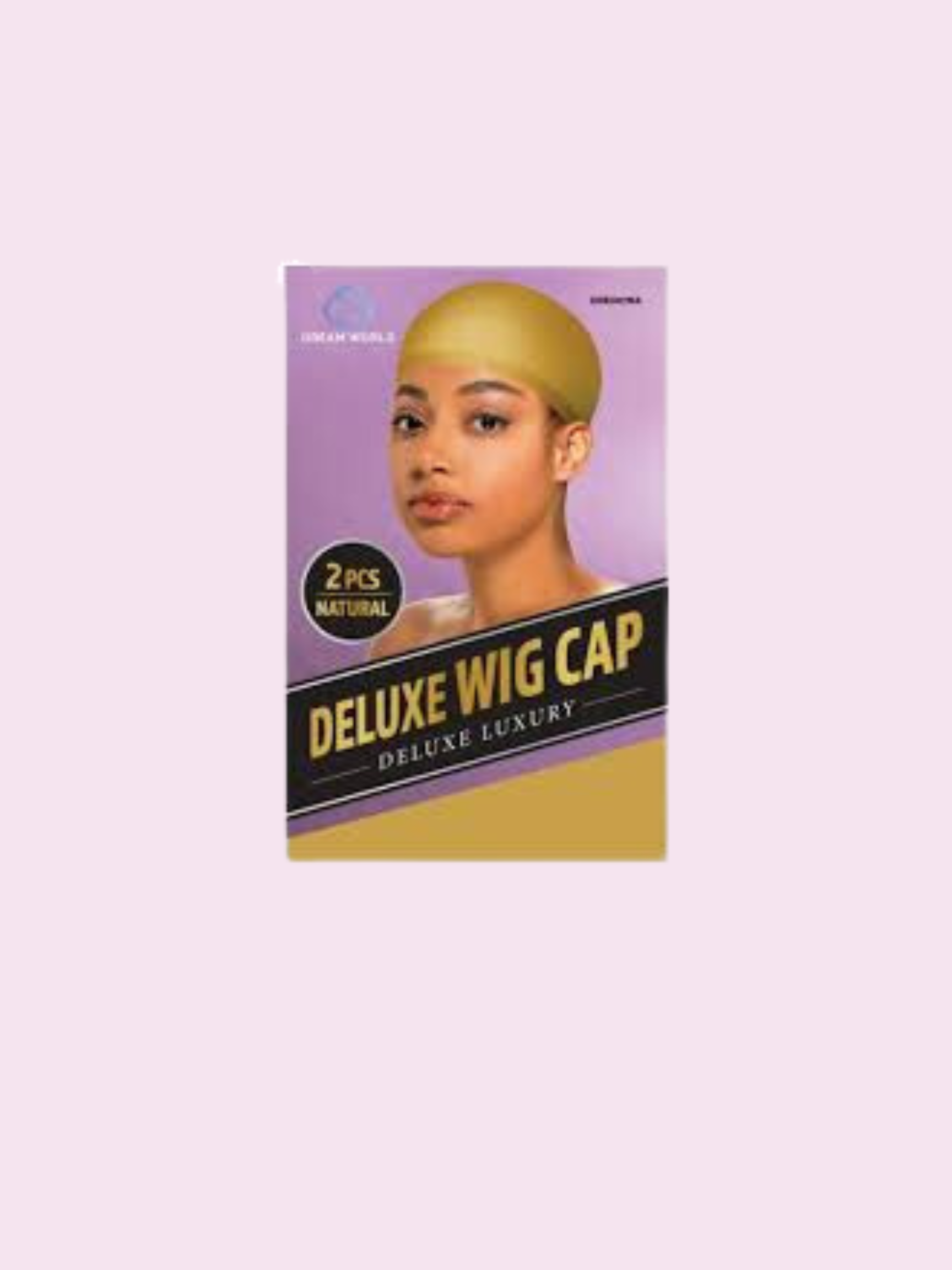 Dream World Deluxe Luxury Wig Cap 2pcs L. Brown image 0