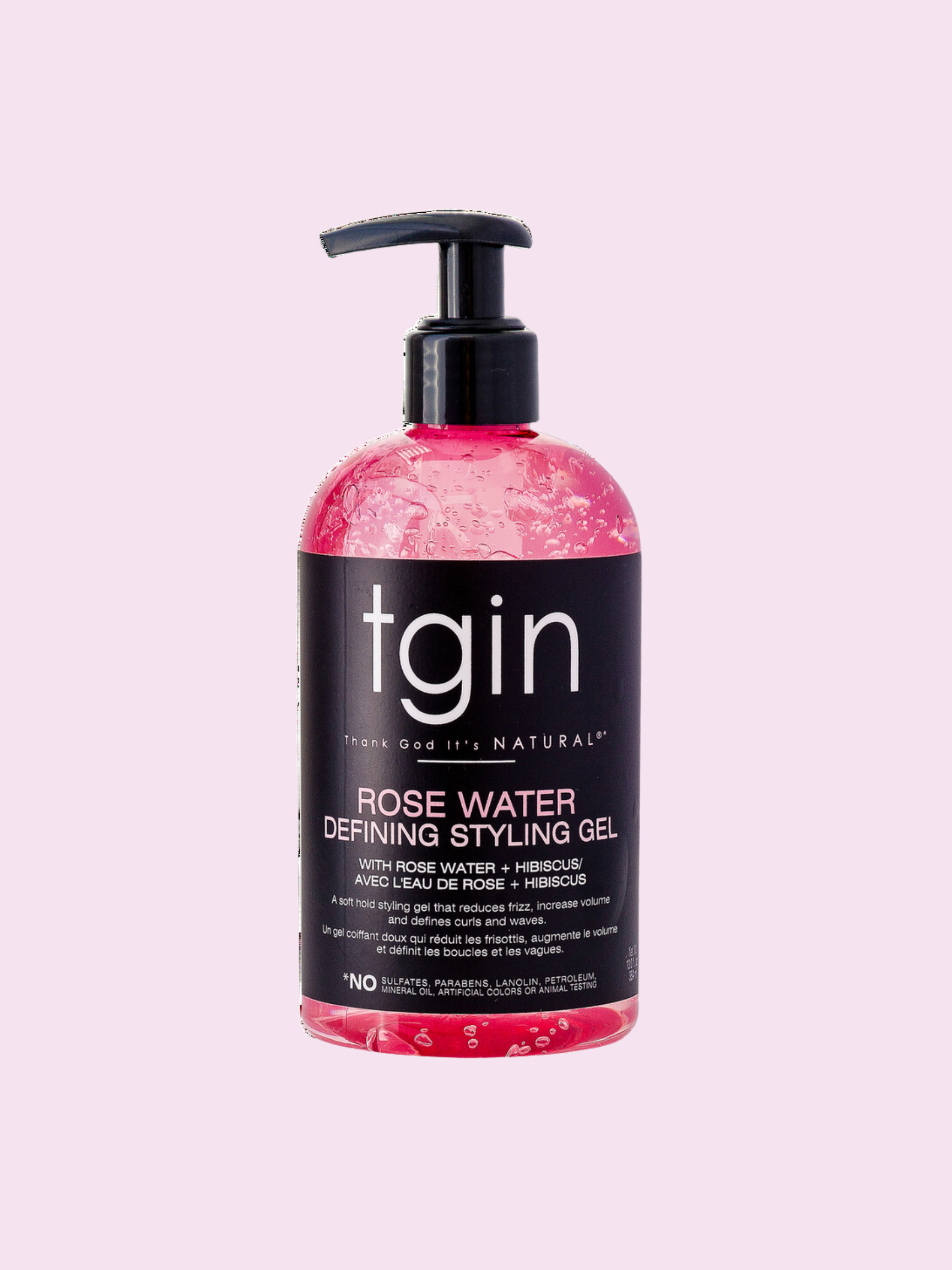 TGIN Rose Water Defining Styling Gel for Natural hair - Curls 13 Fl Oz image 0