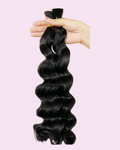 Human Boho Hair Loose Wave #1B