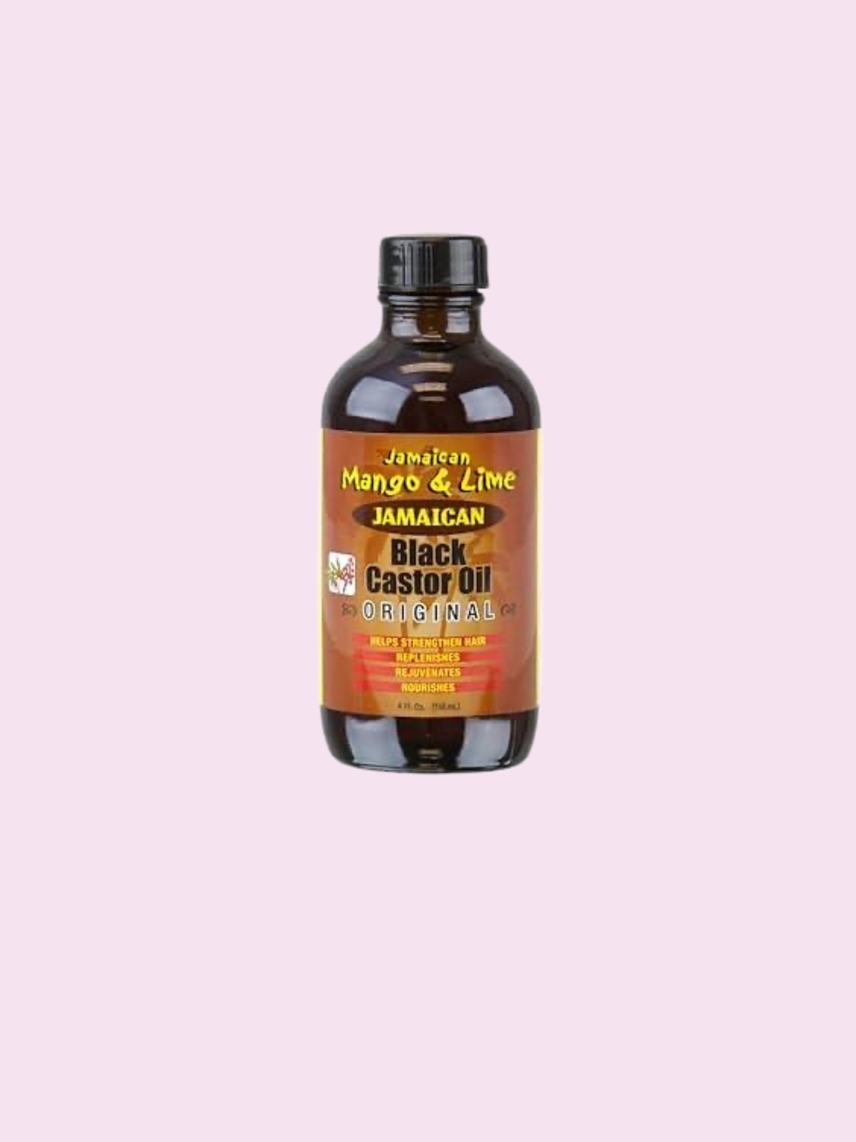 Jamaican Mango & Lime Black Castor Oil 4 oz image 0