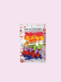 Dream Chubby Ribbon Barrettes Mixed 24pcs image 0