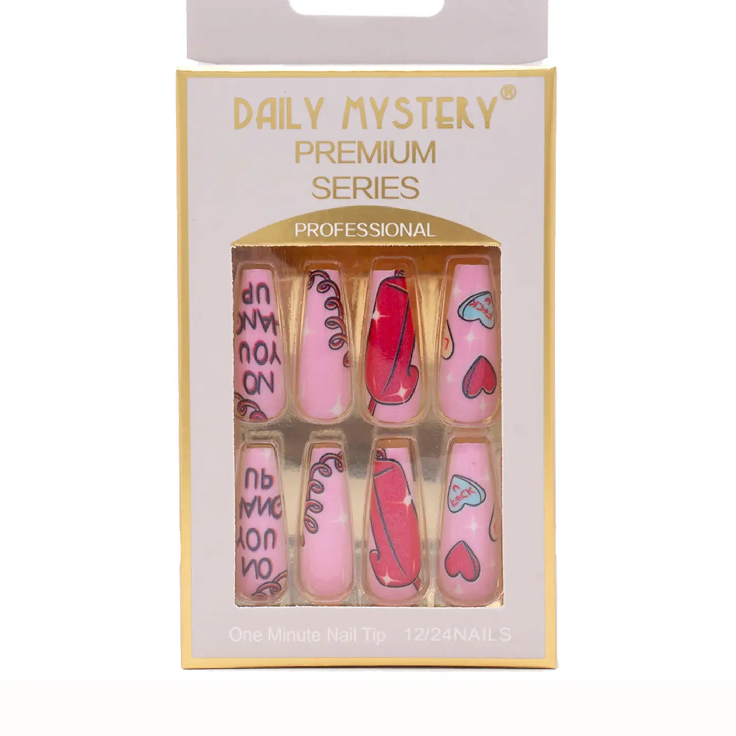 Daily Mystery Premium Series Professional Valentine Call Press On Nails image 0