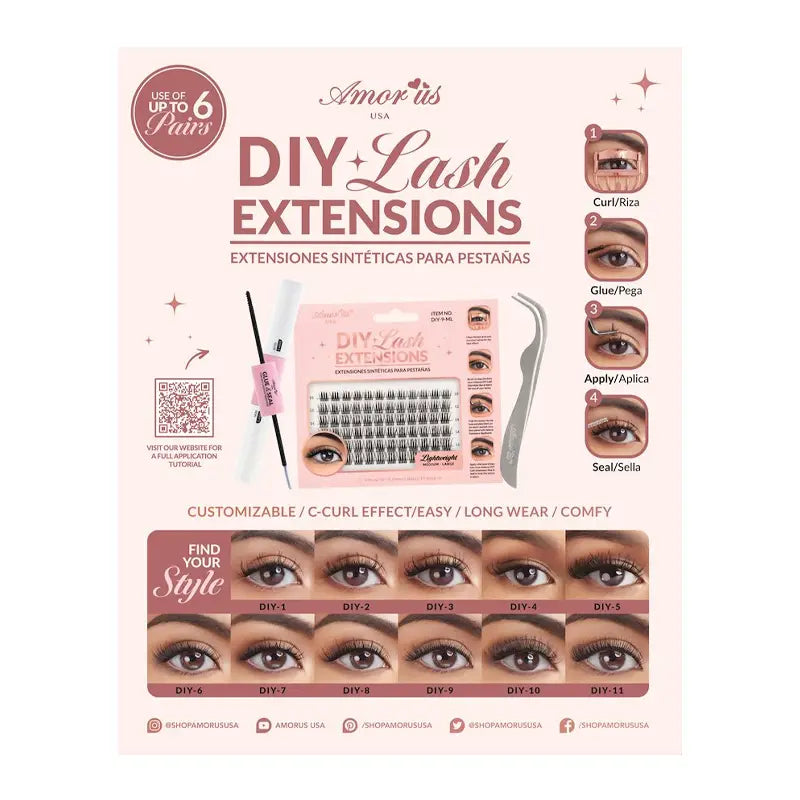 Amorus DIY Lash Extensions Kit image 3
