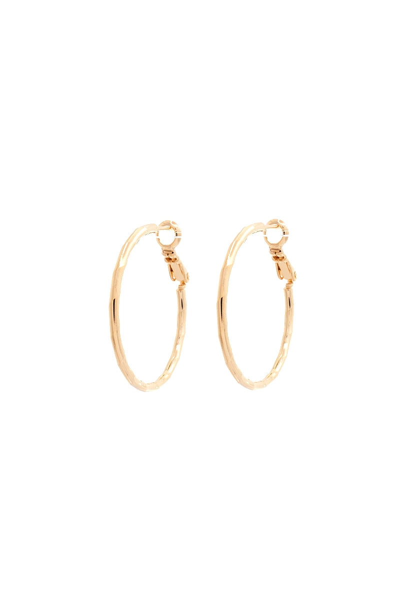 14K Gold Dipped Hoop Earring image 1