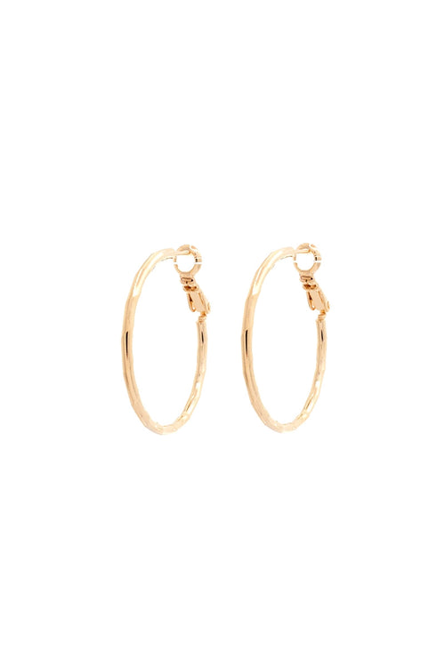 14K Gold Dipped Hoop Earring image 1