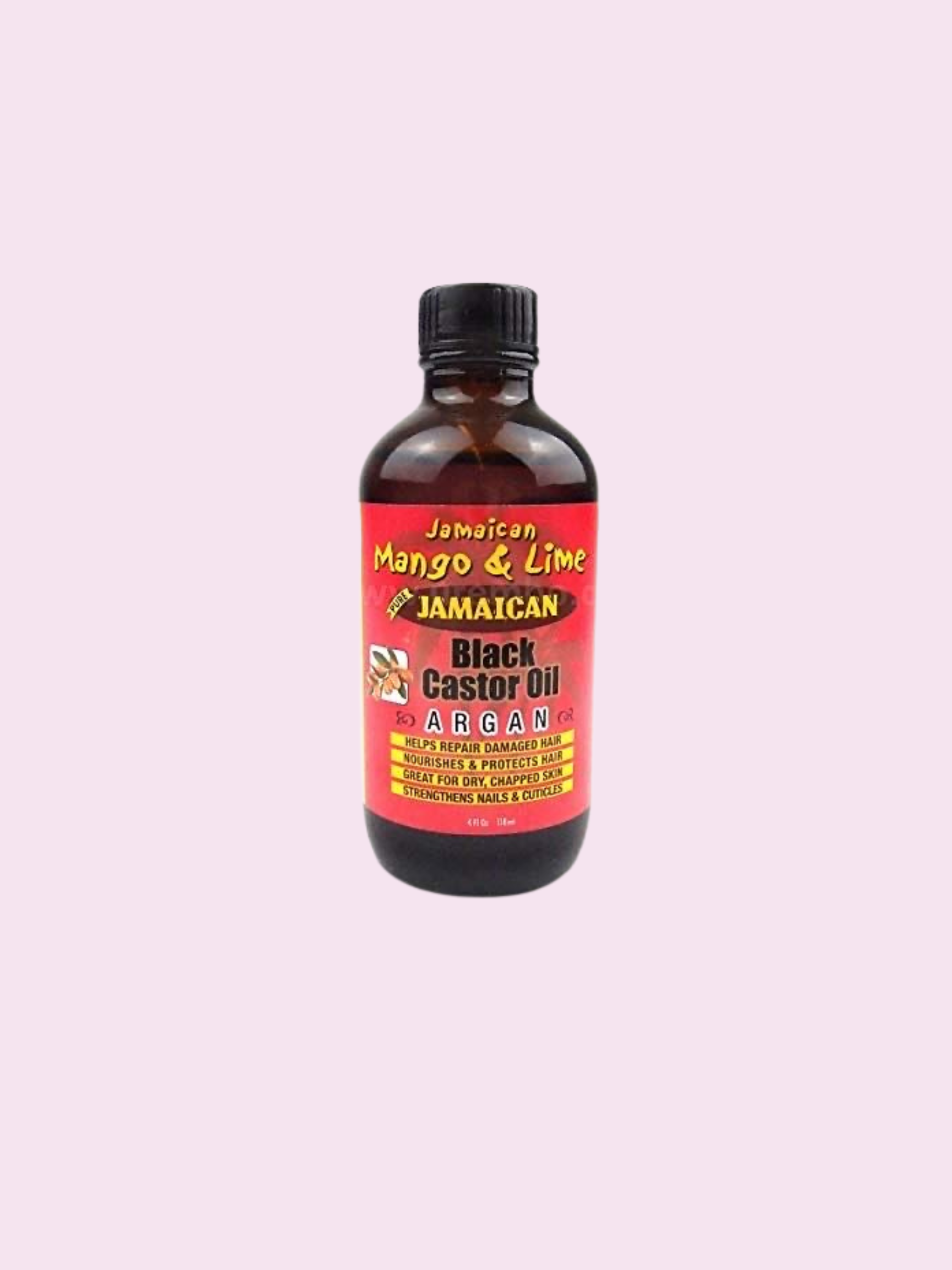 Jamaican Mango & Lime Black Castor Oil Argan 4oz image 0