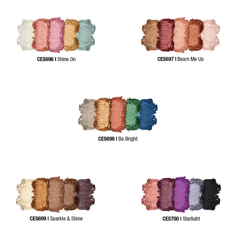 L.A. Colors Shimmer Eye Palette Display image 4