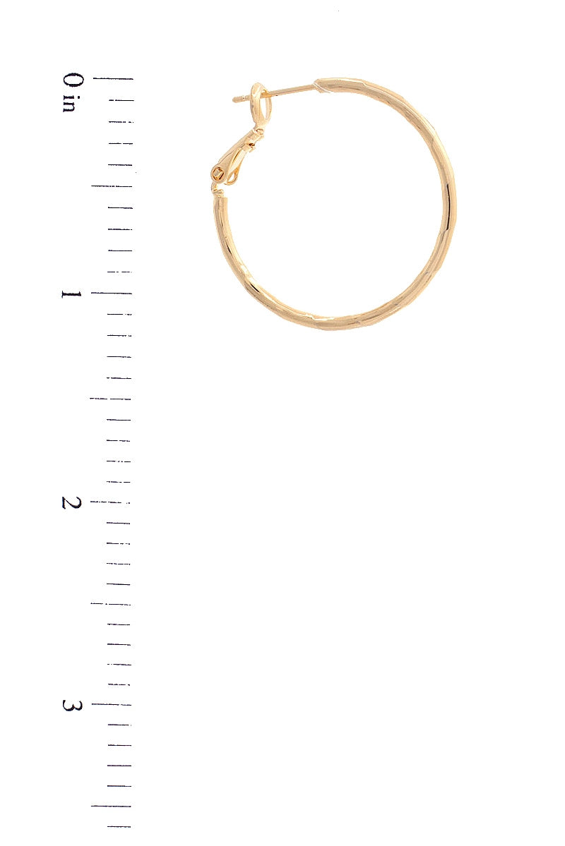 14K Gold Dipped Hoop Earring image 2