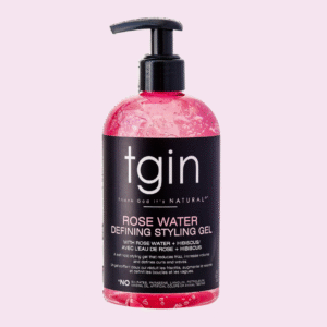 TGIN Rose Water Defining Styling Gel for Natural hair - Curls 13 Fl Oz