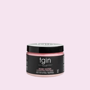 TGIN Rose Water Hydrating Hair Mask for Natural hair - Curls - Waves - Low Porosity Hair - Fine Hair 12oz