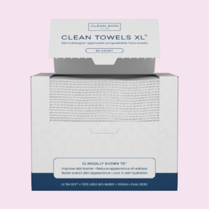 Clean Skin Clean Towels XL Disposable Face Towels 50 Count