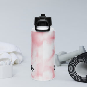 BOG Stainless steel water bottle with a straw lid